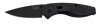 SOG Specialty Knives & Tools AE-22 Mini Aegis, 3-Inch Straight Edge Folding Knife, Black TiNi