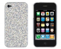 Hard Sparkles Case for Apple iPhone 4, 4S (AT&T, Verizon, Sprint) - Silver Hard Sparkles Case for Apple iPhone 4, 4S (AT&T, Verizon, Sprint) - Silver