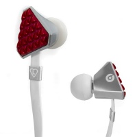 Lady Gaga Heartbeats In Ear Headphones with Control Talk (Rose Red) Lady Gaga Heartbeats In Ear Headphones with Control Talk (Rose Red)