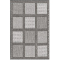 Couristan 1043/3012 Recife Summit/Grey-White 5-Feet 10-Inch by 9-Feet 2-Inch Rug Couristan 1043/3012 Recife Summit/Grey-White 5-Feet 10-Inch by 9-Feet 2-Inch Rug