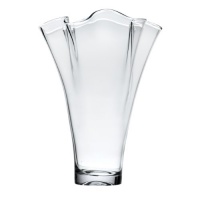 Lenox Organics Ruffle Wide Crystal Vase Lenox Organics Ruffle Wide Crystal Vase