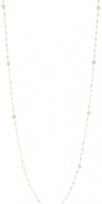 Mizuki 14k Wrapped Chain Necklace Gray Rough Diamond, 37 Mizuki 14k Wrapped Chain Necklace Gray Rough Diamond, 37