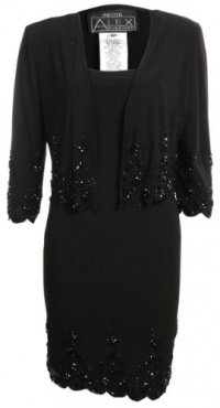 Beaded Jersey Jacket and Dress Set Beaded Jersey Jacket and Dress Set