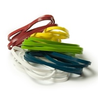 These bands stretch to fit all cooking tasks. You can use the bands anywhere butchers twine, string or toothpicks are used. They are ideal for food identification whether it be rare, medium or well. The bands are oven safe, griddle safe, bbq safe, and rotisserie safe. These bands stretch to fit all cooking tasks. You can use the bands anywhere butchers twine, string or toothpicks are used. They are ideal for food identification whether it be rare, medium or well. The bands are oven safe, griddle safe, bbq safe, and rotisserie safe.