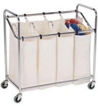 Household Essentials 3024 Four-Bag Commercial Laundry Sorter Household Essentials 3024 Four-Bag Commercial Laundry Sorter