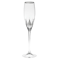 A classic pattern now features a platinum metal band creating pieces that are even more striking than the original. Wine, goblet, flute and iced beverage are available to make a full suite. A classic pattern now features a platinum metal band creating pieces that are even more striking than the original. Wine, goblet, flute and iced beverage are available to make a full suite.