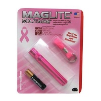 MAGLITE K3AMW6 National Breast Cancer Solitaire Flashlight, Pink MAGLITE K3AMW6 National Breast Cancer Solitaire Flashlight, Pink