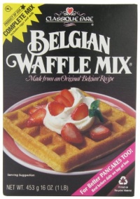 Classique Belgian Waffle Mix, 16-Ounce Boxes (Pack of 6) Classique Belgian Waffle Mix, 16-Ounce Boxes (Pack of 6)