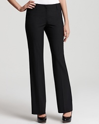 Elevated with a crisp blouse or pared down with a soft essential tee, these BOSS Black trousers bring chic versatility to your workday wardrobe. Elevated with a crisp blouse or pared down with a soft essential tee, these BOSS Black trousers bring chic versatility to your workday wardrobe.