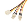 StarTech 12in TX3 Fan Power Splitter Cable (TX3SPLIT12)