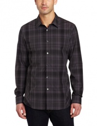 Calvin Klein Sportswear Men's Slim Long Sleeve Yarn Dye Oversized Plaid Woven Calvin Klein Sportswear Men's Slim Long Sleeve Yarn Dye Oversized Plaid Woven