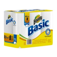 Bounty Basic Paper Towel Select-A-Size Rolls, 6 Count Bounty Basic Paper Towel Select-A-Size Rolls, 6 Count