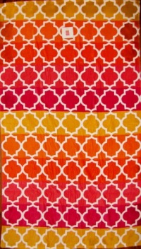 Beach Towel Plush Oversized Kassatex Quarterfoil Warm Luxury Yellow Orange Pink White Extra Large 40 X 70 Beach Towel Plush Oversized Kassatex Quarterfoil Warm Luxury Yellow Orange Pink White Extra Large 40 X 70