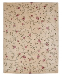 Nourison Julian area rugs bring elegant design and impeccable craftsmanship to any room of your home. Created by skilled artisans, a delicate hand-carved pattern of flowering vines is laid against a taupe background to create a tranquil garden motif. Hand-carved accents highlight the contours of the design and enhance the subtlety and refinement of each rug, bringing the essence of luxury to any room in your home. Nourison Julian area rugs bring elegant design and impeccable craftsmanship to any room of your home. Created by skilled artisans, a delicate hand-carved pattern of flowering vines is laid against a taupe background to create a tranquil garden motif. Hand-carved accents highlight the contours of the design and enhance the subtlety and refinement of each rug, bringing the essence of luxury to any room in your home.
