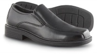 Soft Stags Men's Naples Black Pleather Vegan Loafer Soft Stags Men's Naples Black Pleather Vegan Loafer
