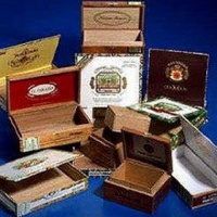 Wooden Empty Cigar Box; pack of 10 Wooden Empty Cigar Box; pack of 10