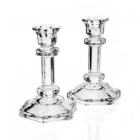 Crystal Classical Candlestick Pair by Godinger Crystal Classical Candlestick Pair by Godinger