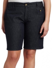 Dockers Women's Petite Shadow Stitch Bermuda