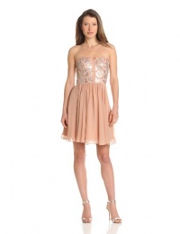 Rebecca Taylor Women's Camo Sequin Strapless Dress Rebecca Taylor Women's Camo Sequin Strapless Dress