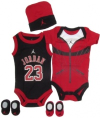 Jordan Baby 23 Jersey and Warmup Set for Baby Boys and Girls (One Size 0-6 Months) Black/ Red, 0-6 Months Jordan Baby 23 Jersey and Warmup Set for Baby Boys and Girls (One Size 0-6 Months) Black/ Red, 0-6 Months