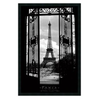 Eiffel Tower 1909 Framed Wall Art - 25.41W x 37.41H in. Eiffel Tower 1909 Framed Wall Art - 25.41W x 37.41H in.