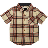 Sean John Boys 12-24 Months Plaid Woven Shirt (12M, Ivory/Plaid) Sean John Boys 12-24 Months Plaid Woven Shirt (12M, Ivory/Plaid)