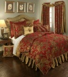 Austin Horn Classics Red Verona Bedding Collection, 4-Piece, Queen