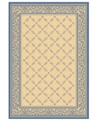 Make your patio more fashionable with this sophisticated rug from Safavieh. Designed for both indoor and outdoor environments, this welcoming piece adds warmth to any space. (Clearance) Make your patio more fashionable with this sophisticated rug from Safavieh. Designed for both indoor and outdoor environments, this welcoming piece adds warmth to any space. (Clearance)