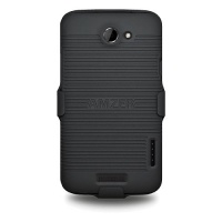 Amzer AMZ93808 Shellster Case Cover Holster for HTC One X - Retail Packaging - Black Amzer AMZ93808 Shellster Case Cover Holster for HTC One X - Retail Packaging - Black