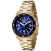 I By Invicta Women's 89051-006 18k Gold-Plated Stainless Steel Blue Dial Watch