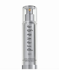 Intensive moisture. Serious protection. High performance Prevage® benefits. This multi-defense moisturizer delivers Idebenone complex, the most powerful antioxidant, and broad spectrum UVA/UVB sunscreens for comprehensive environmental protection. Helps protect against visible signs of aging as it minimizes the appearance of existing sun damage -- fine lines, wrinkles and discolorations. Intensive moisture. Serious protection. High performance Prevage® benefits. This multi-defense moisturizer delivers Idebenone complex, the most powerful antioxidant, and broad spectrum UVA/UVB sunscreens for comprehensive environmental protection. Helps protect against visible signs of aging as it minimizes the appearance of existing sun damage -- fine lines, wrinkles and discolorations.