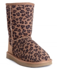 You won't find a prettier--or pinker leopard print than the one that covers Ukala's Ally boots. You won't find a prettier--or pinker leopard print than the one that covers Ukala's Ally boots.