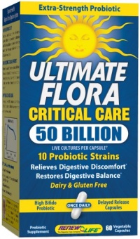 Renew Life Ultimate Flora Critical Care 50 Billion, 60-Count Renew Life Ultimate Flora Critical Care 50 Billion, 60-Count