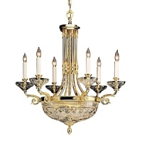 This stunning assortment of crystal chandeliers by Waterford feature three of the company's most treasured patterns-Ardmore, Lismore and Cranmore-accented by sparkling crystal droplets and strands to create a dramatic diffusion of light and color. This stunning assortment of crystal chandeliers by Waterford feature three of the company's most treasured patterns-Ardmore, Lismore and Cranmore-accented by sparkling crystal droplets and strands to create a dramatic diffusion of light and color.