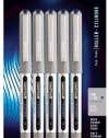 uni-ball Vision Stick Fine Point Roller Ball Pens, 5 Blue Ink Pens (60355PP)