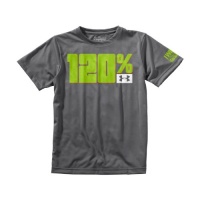 Boys’ UA 120% T-Shirt Tops by Under Armour Boys’ UA 120% T-Shirt Tops by Under Armour