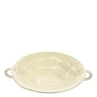 Vietri Bellezza Buttercream Large Handled Serving Bowl Vietri Bellezza Buttercream Large Handled Serving Bowl
