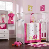Safari Brights 5 Piece Baby Crib Bedding Set with Bumper by Carters Safari Brights 5 Piece Baby Crib Bedding Set with Bumper by Carters