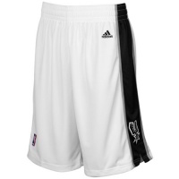 NBA adidas San Antonio Spurs White Swingman Shorts