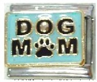 Clearly Charming Dog Mom Italian Charm Bracelet Link Clearly Charming Dog Mom Italian Charm Bracelet Link