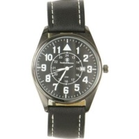 Smith & Wesson Men's SWW-6063 The Civilian Black Leather Strap Watch Smith & Wesson Men's SWW-6063 The Civilian Black Leather Strap Watch
