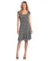 Weston Wear Women's Cap Sleeve Rachel Knit Printed Dress