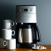 This superbly sleek and fully programmable coffee maker takes your coffee from whole bean to hot cup in just minutes. The built-in burr grinder pulverizes the beans without removing the flavor, then brews the grounds directly into a double-wall insulated thermal carafe that keeps it warm for hours. It's also highly customizable - choose your grind amount, brew strength and cup amount. Model# DGB-650BC. Manufacturer's limited 3-year warranty. This superbly sleek and fully programmable coffee maker takes your coffee from whole bean to hot cup in just minutes. The built-in burr grinder pulverizes the beans without removing the flavor, then brews the grounds directly into a double-wall insulated thermal carafe that keeps it warm for hours. It's also highly customizable - choose your grind amount, brew strength and cup amount. Model# DGB-650BC. Manufacturer's limited 3-year warranty.