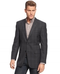 You won't have to look far for standout style-just grab this Andrew Fezza sport coat for an updated classic look. You won't have to look far for standout style-just grab this Andrew Fezza sport coat for an updated classic look.