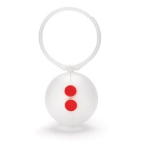 Skip Hop Paci Egg Double Pacifier Holder, White, Red Skip Hop Paci Egg Double Pacifier Holder, White, Red