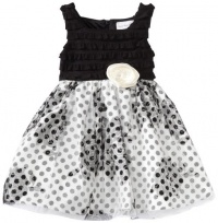 Sweet Heart Rose Girls 2-6X Special Occasion Flower Dress, Ivory/Black, 2 Sweet Heart Rose Girls 2-6X Special Occasion Flower Dress, Ivory/Black, 2