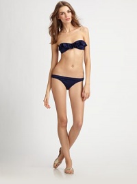 A classic design with just the right amount of stretch for the perfect curve-hugging fit.Stretch bottomFully lined91% nylon/9% spandexHand washMade in USA of Italian fabric Please note: Bikini top sold separately. A classic design with just the right amount of stretch for the perfect curve-hugging fit.Stretch bottomFully lined91% nylon/9% spandexHand washMade in USA of Italian fabric Please note: Bikini top sold separately.