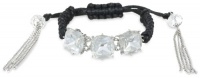 Betsey Johnson Iconic Stone Blue Gem Toggle Bracelet, 7.5 Betsey Johnson Iconic Stone Blue Gem Toggle Bracelet, 7.5
