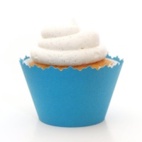 Atoll Aqua Blue Cupcake Wrapper - Set of 12 - Liners Enhance the Sprinkle, Icing, Accessories & Design of Cupcakes Atoll Aqua Blue Cupcake Wrapper - Set of 12 - Liners Enhance the Sprinkle, Icing, Accessories & Design of Cupcakes