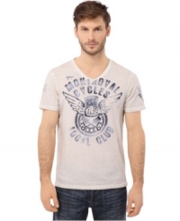 Re-charge your engine. Cue up comfort and urban style with this t-shirt from Buffalo David Bitton. Re-charge your engine. Cue up comfort and urban style with this t-shirt from Buffalo David Bitton.